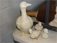 4 Goose decorations