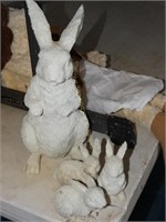 4 Rabbit decorations