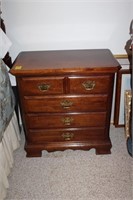 Cherry 4 drawer Bed Side Chest