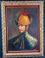 Conquistador by Fabiani Signed Oil on Canvas