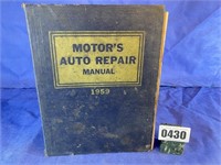 Book, Motor's Auto Repair Manual, 1959