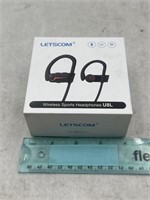 NEW LETSCOM Wireless Sports Headphones