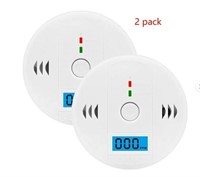 2 Pack CO Carbon Monoxide Detector