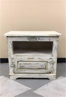 Single painted nightstand with ice chest