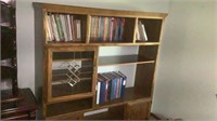 Gorgeous Oak Cabinet Shelf w/ Contents