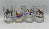 4 Old Style Collecter Series VI Beer Mugs