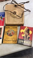 Vintage Boy Scouts and cub scot books and a