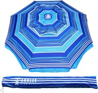 $68 6.5 ft Heavy Duty High Wind Beach Umbrella