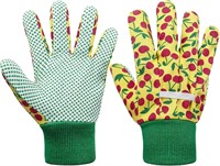 Kids Gardening Gloves 3pr 3-15yrs MEDIUM