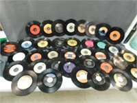 Vintage 45 RPM's 35 vintage RPM records. Kiss,