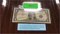 Old silver certificate