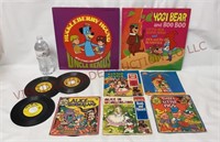Vintage Children's Vinyl Records & Books - See Des