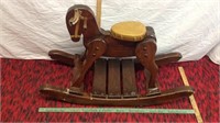 NW) OLD GERMAN STYLE ROCKING HORSE