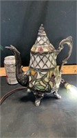 Stain glass tea pot/works but didn’t have a small
