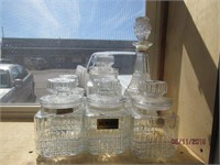 Glass Canister Jars and Decanter