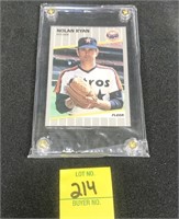 1988-1989 Fleer Nolan Ryan Cards w/ Case