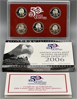 U.S. Mint 50 State Quarters 2006 Silver Set w/COA