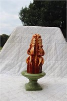 Funky Fly Carved Candle