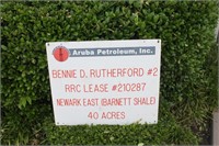 Aruba Petroleum Metal Sign - 20" X 24"