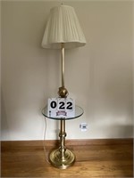Brass floor/  Table lamp.Approximately 60 inches