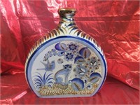 Lg. Tonala Pottery Hand Painted Vase -Ken Edwards