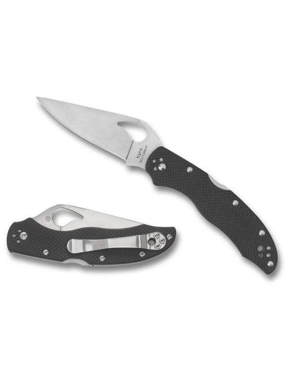 Spyderco Gray Combo Harrier 2 Folding Knife