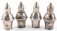 4 Duchin Creation Sterling Salt Pepper Shakers