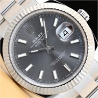 Rolex Men Datejust Diamond Watch