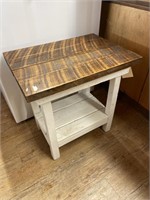 Wood End Table 21"L x 15"W x 21"H