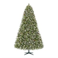 7.5 ft. Pre-Lit Amelia Frosted Pine Christmas Tree