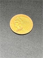 1915 Indian Head $2.50 Gold Coin