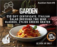 Olive Garden - Moline, IL. - $50 Gift Certificate,