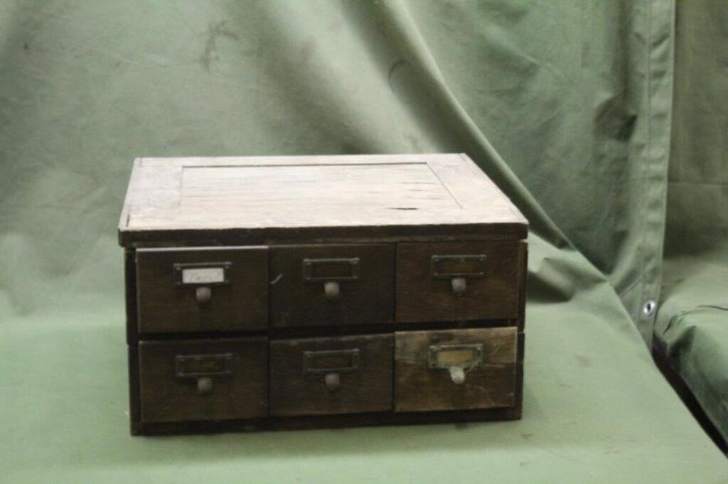 Wood Filing Cabinet (6) Drawer