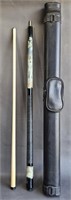 Pool Cue -McDermott Wolf Design w/Case -Beautiful