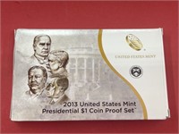 2013-S 4 Coin Presidential Dollar Proof Set