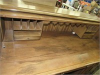 Oak Roll Top Desk 55" Long