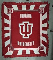 Indiana University blanket. About 62in x 53in.