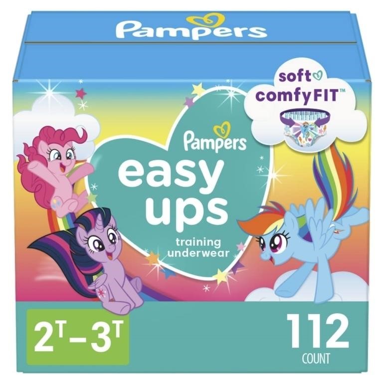 Size 4, 2T-3T Pampers Potty Training Underwear for
