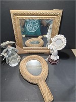 2 Mirrors, Picture Frame and Doll