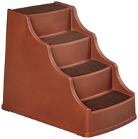 Amazon Basics 4 Step Non Slip Pet Stairs for Dogs