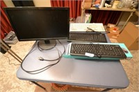 3 KEYBOARDS AND ACER MONITOR