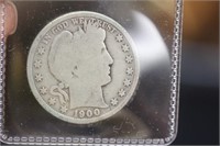 1900 Barber Silver Half Dollar