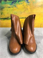 St Johns Bay Womens Darling Boots Cognac SZ 6 M