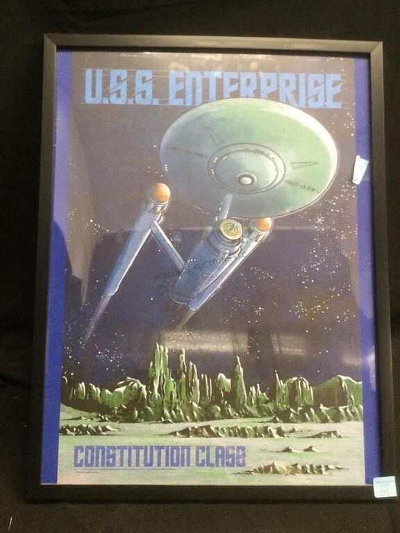USS Enterprise Star Trek Poster. 2013 CBS Studios