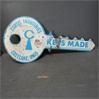 Curtis Industries Keys Made Metal Sign