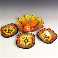 Terri Kern Studio 6 bowls and a serving platter