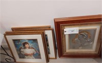 5 FRAMED RELIGIOUS ART WORKN