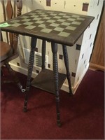 Vintage checker table