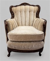20TH CENTURY WINGBACK ARM CHAIR
