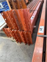 12 Pallet Racking Beams Approx 3m